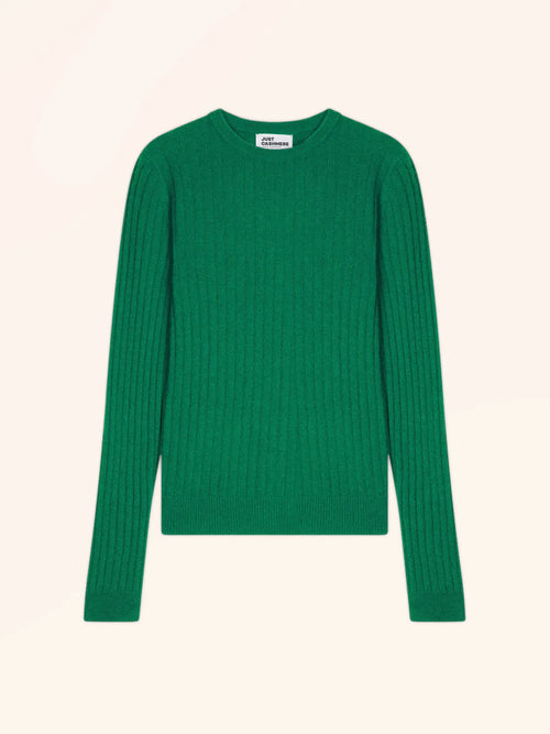 AVANA pull col rond menthe