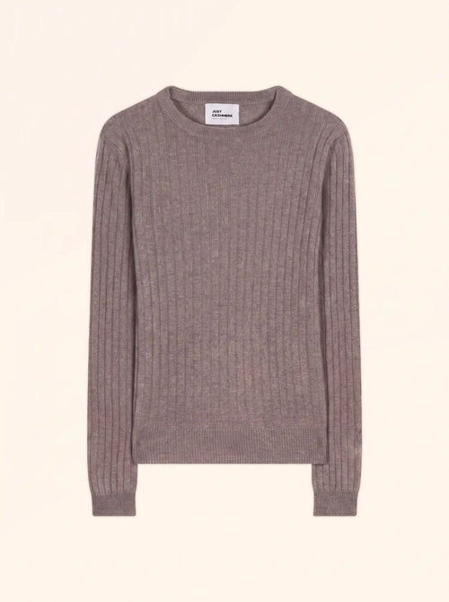 AVANA pull col rond caribou chiné