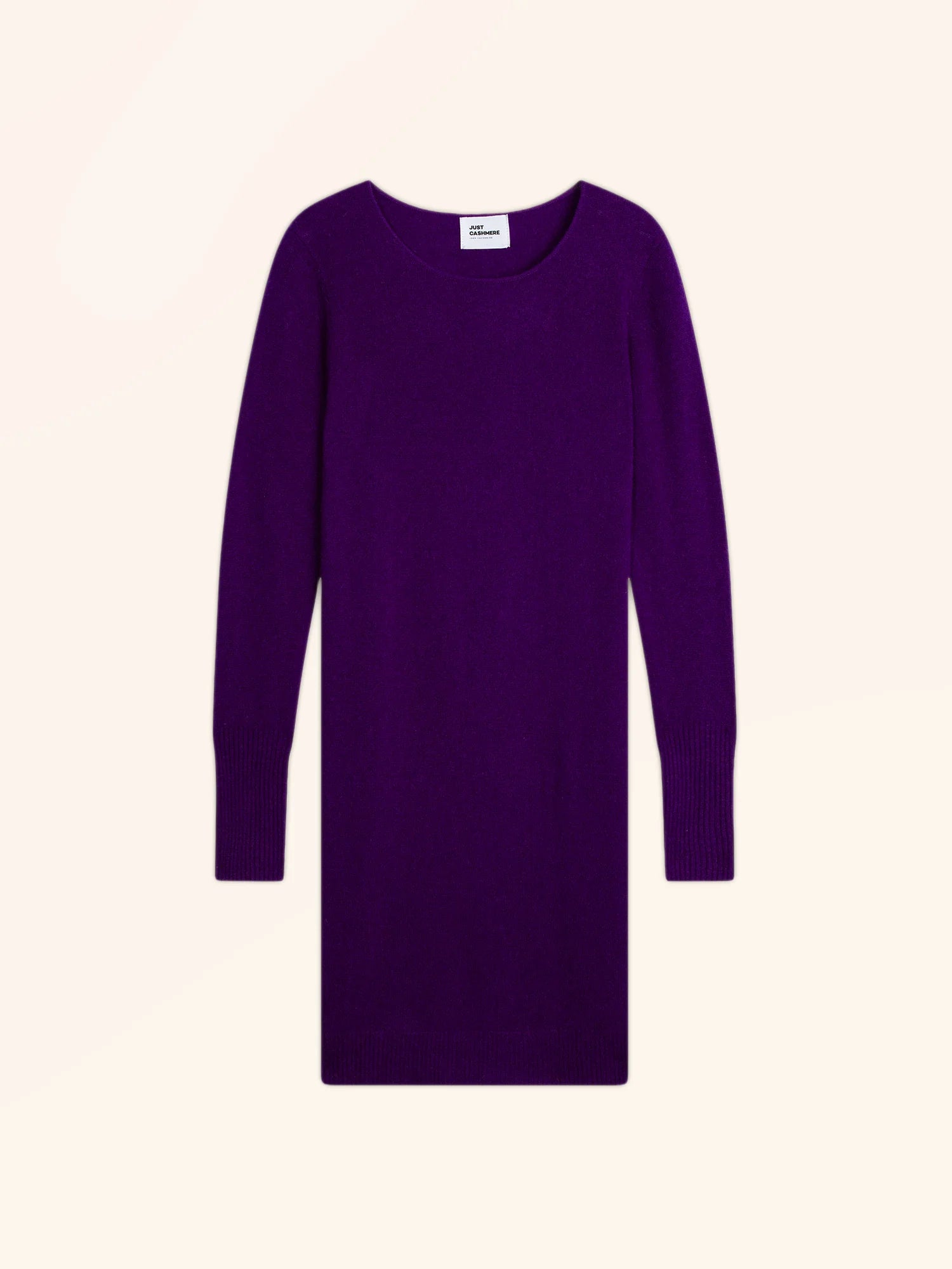 SUSAN robe col rond violette