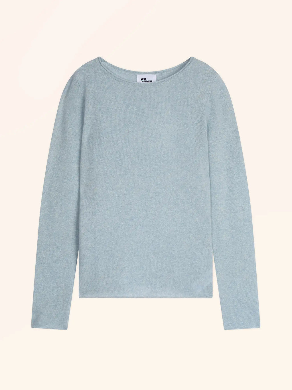 GRACE pull col bateau bleu clair chiné
