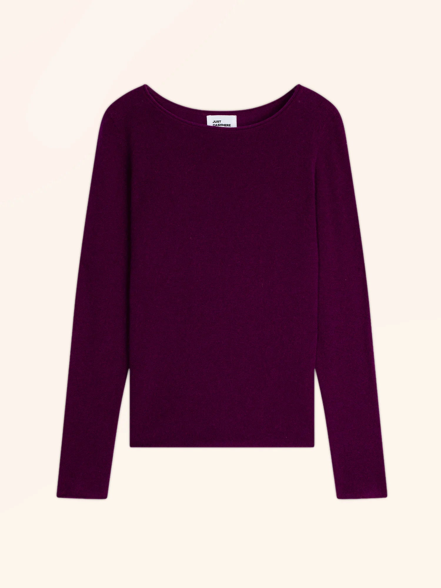 GRACE pullover u-boot-ausschnitt pflaume