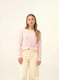 GRACE pullover u-boot-ausschnitt poudre