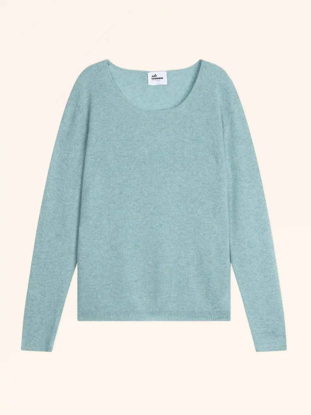 FIONA pullover rundhalsausschnitt aqua meliert