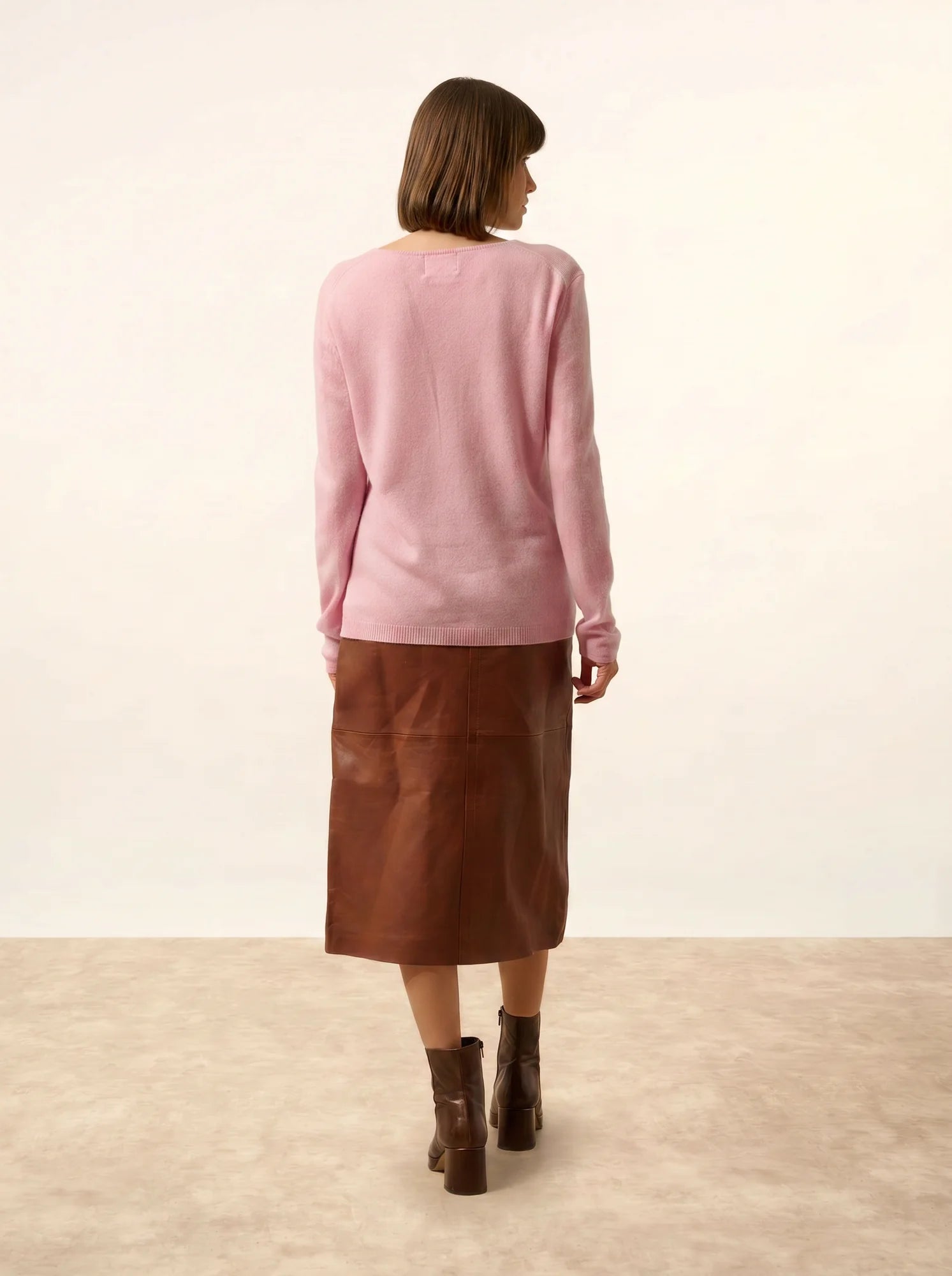 FIONA pullover rundhalsausschnitt dragée