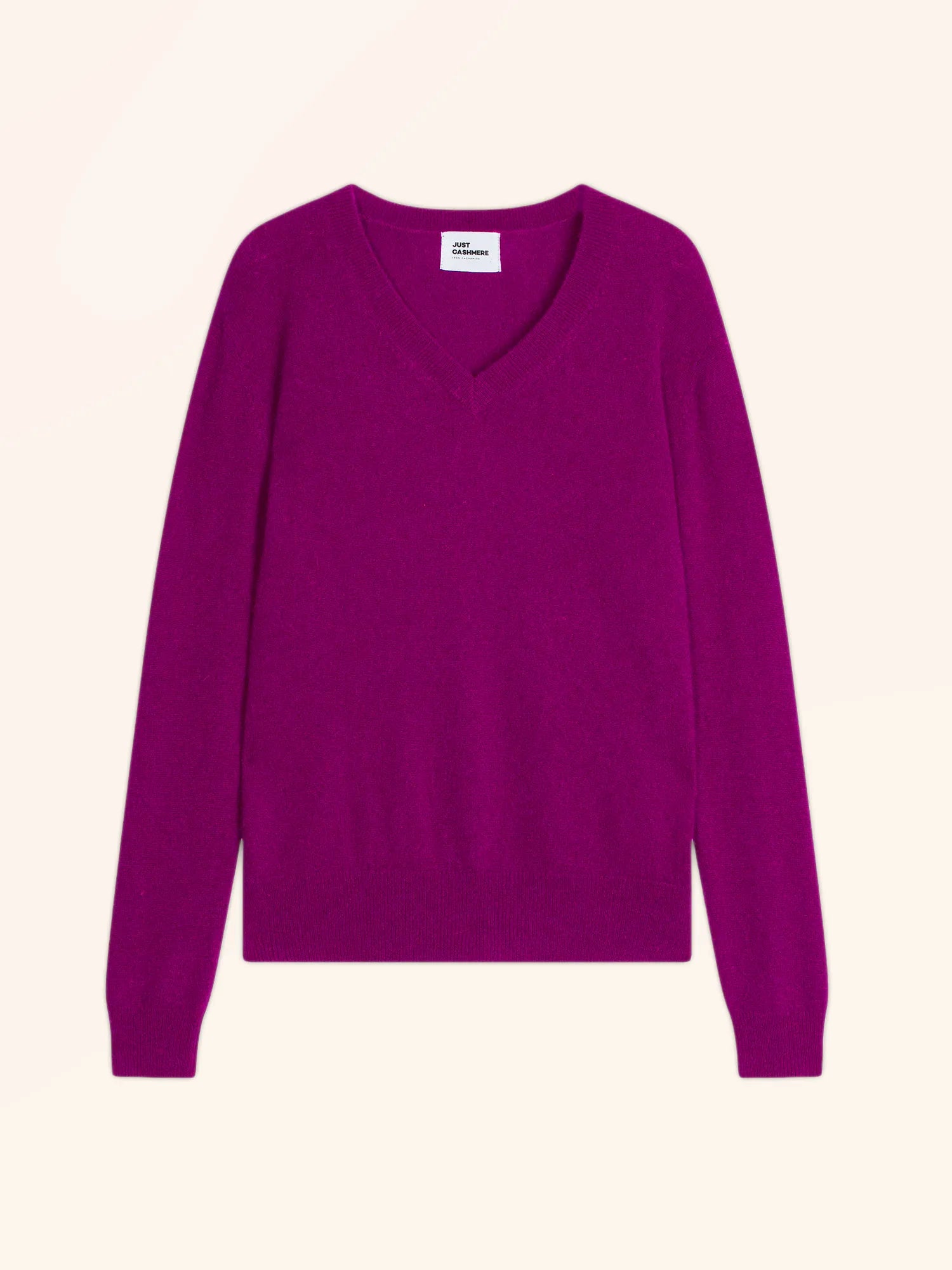 NORA pullover v-ausschnitt violine
