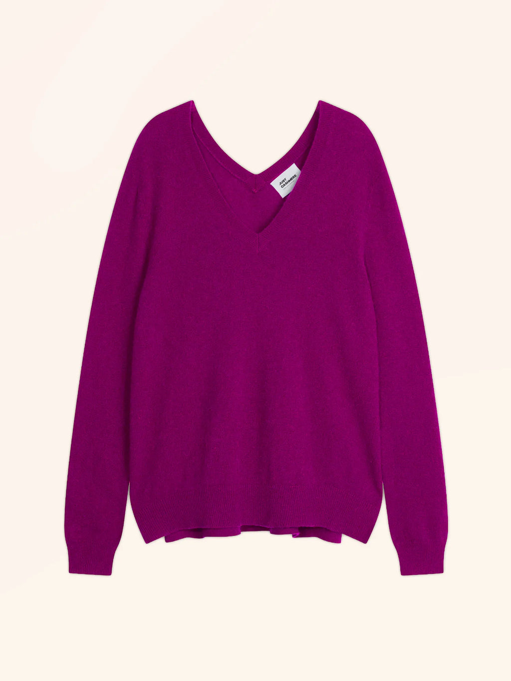 OPAL pullover v-ausschnitt vorne und hinten violine