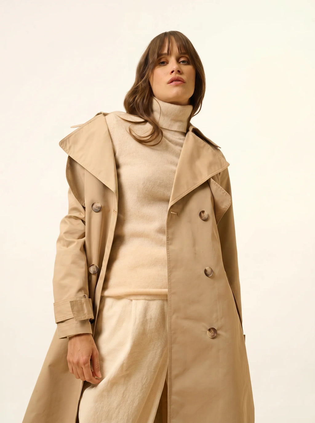 AVA pullover rollkragen avoine