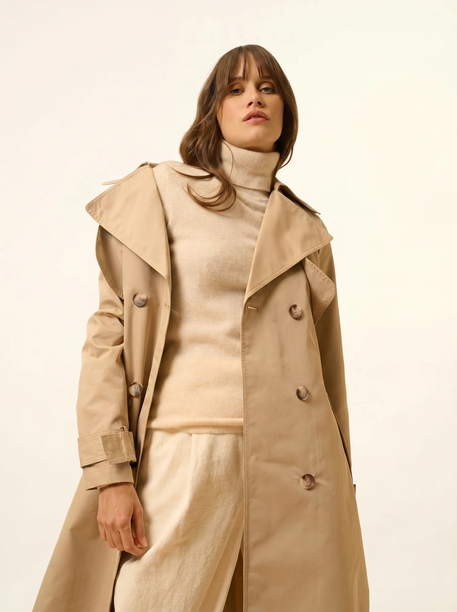 AVA pullover rollkragen avoine