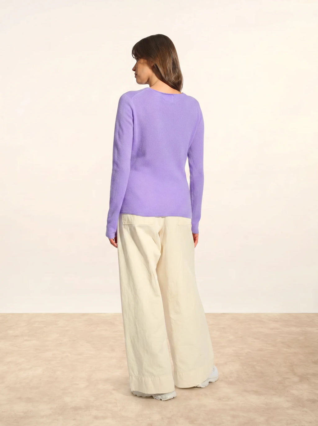 JOAN pullover v-ausschnitt lavendel