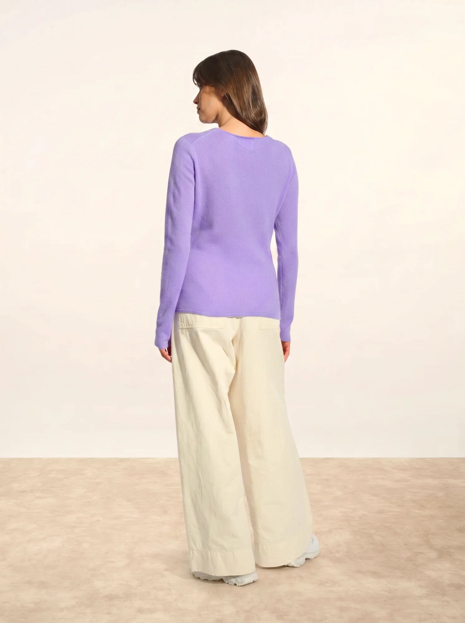 JOAN pullover v-ausschnitt lavendel
