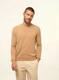 HOWARD pullover rundhalsausschnitt sahara