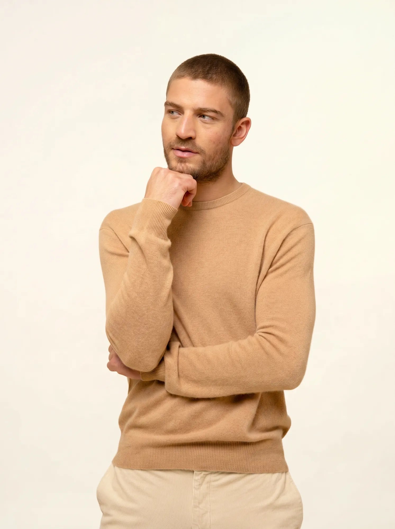 HOWARD pull col rond sahara
