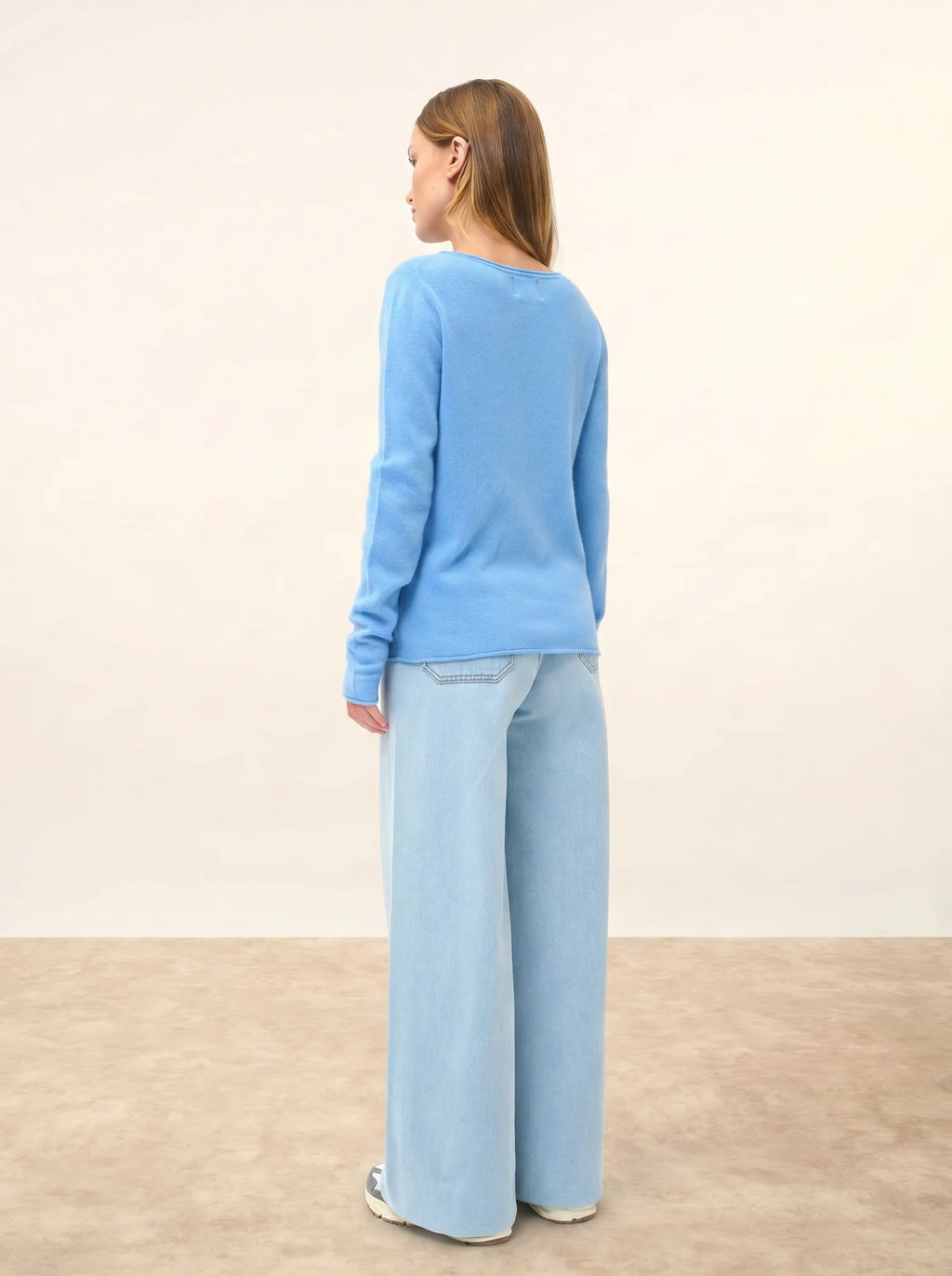 GRACE pullover u-boot-ausschnitt blau bébé
