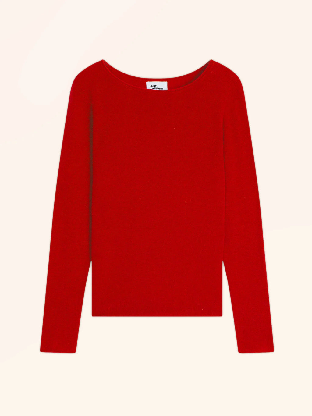 GRACE pull col bateau carmin