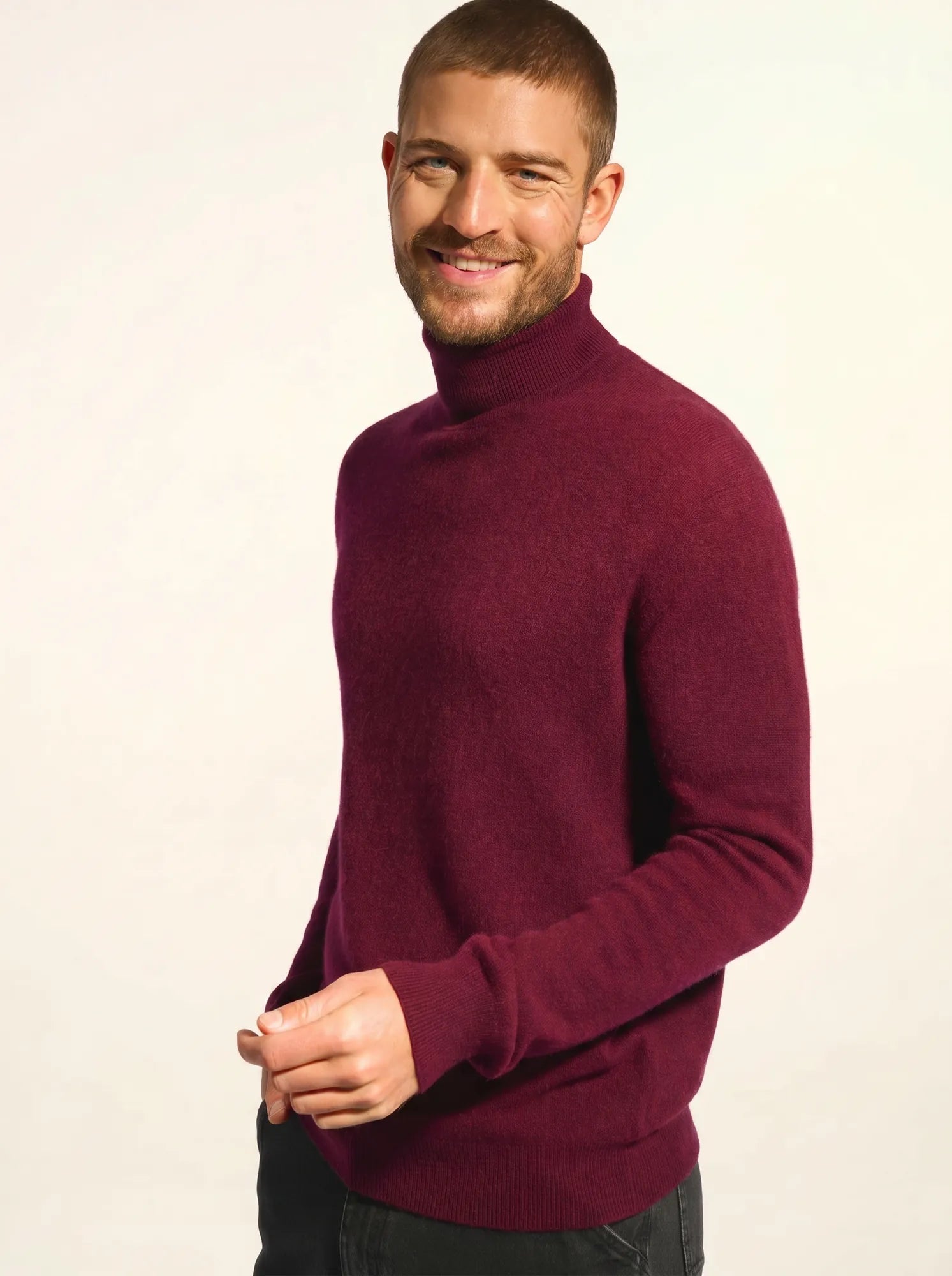 CONNOR pullover rollkragen mûre
