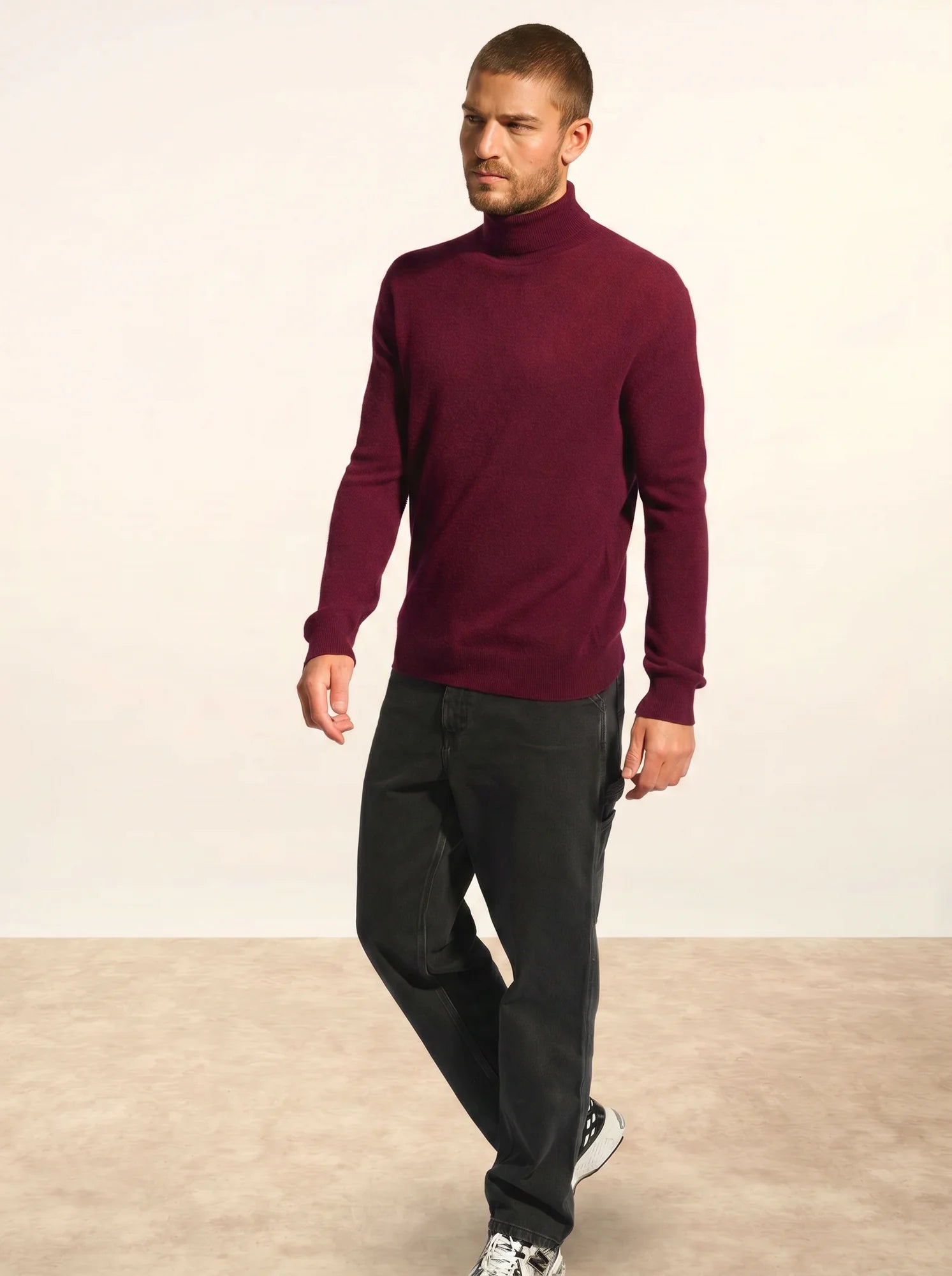 CONNOR pullover rollkragen mûre