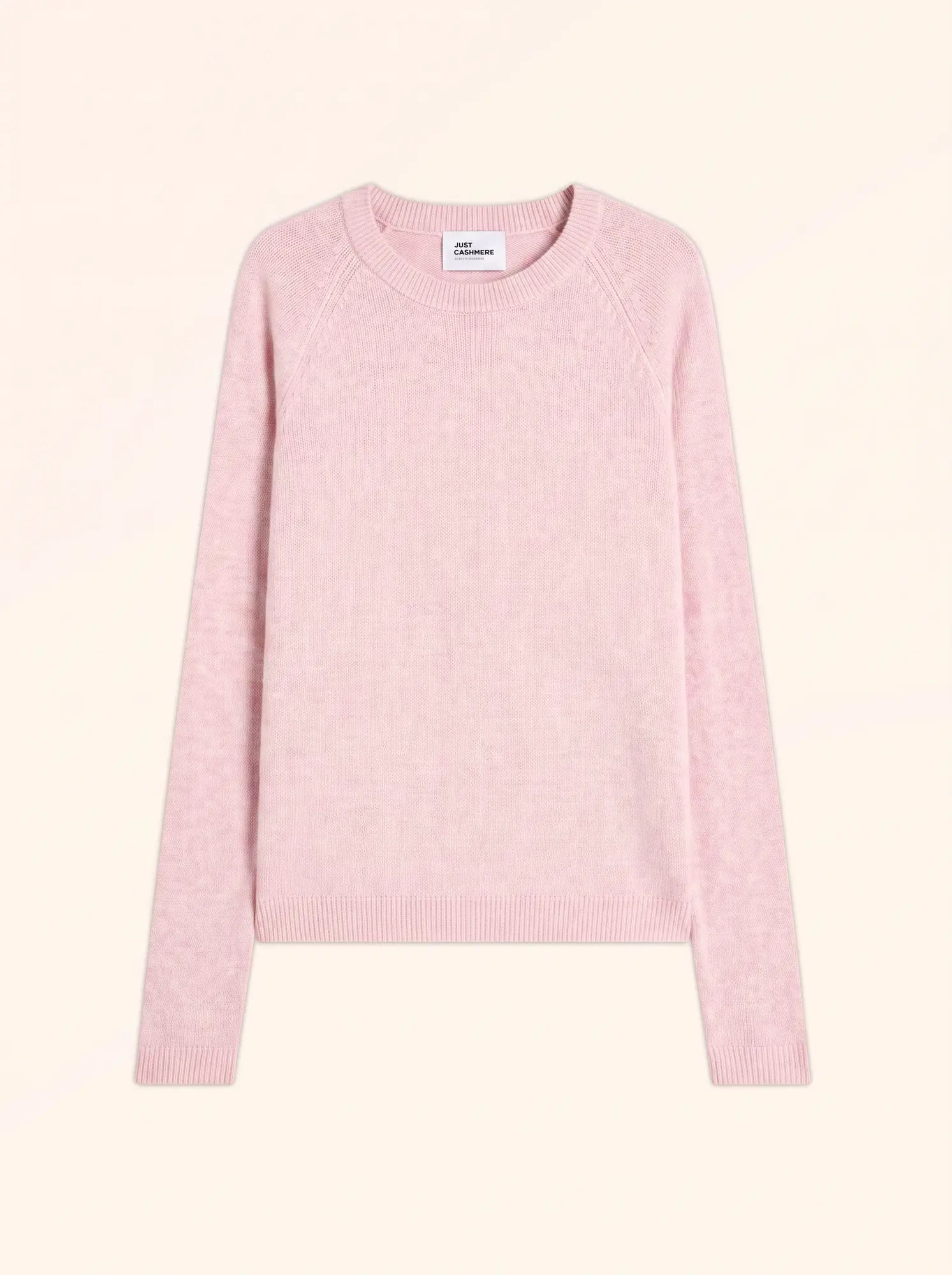 JANE pullover rundhalsausschnitt poudre