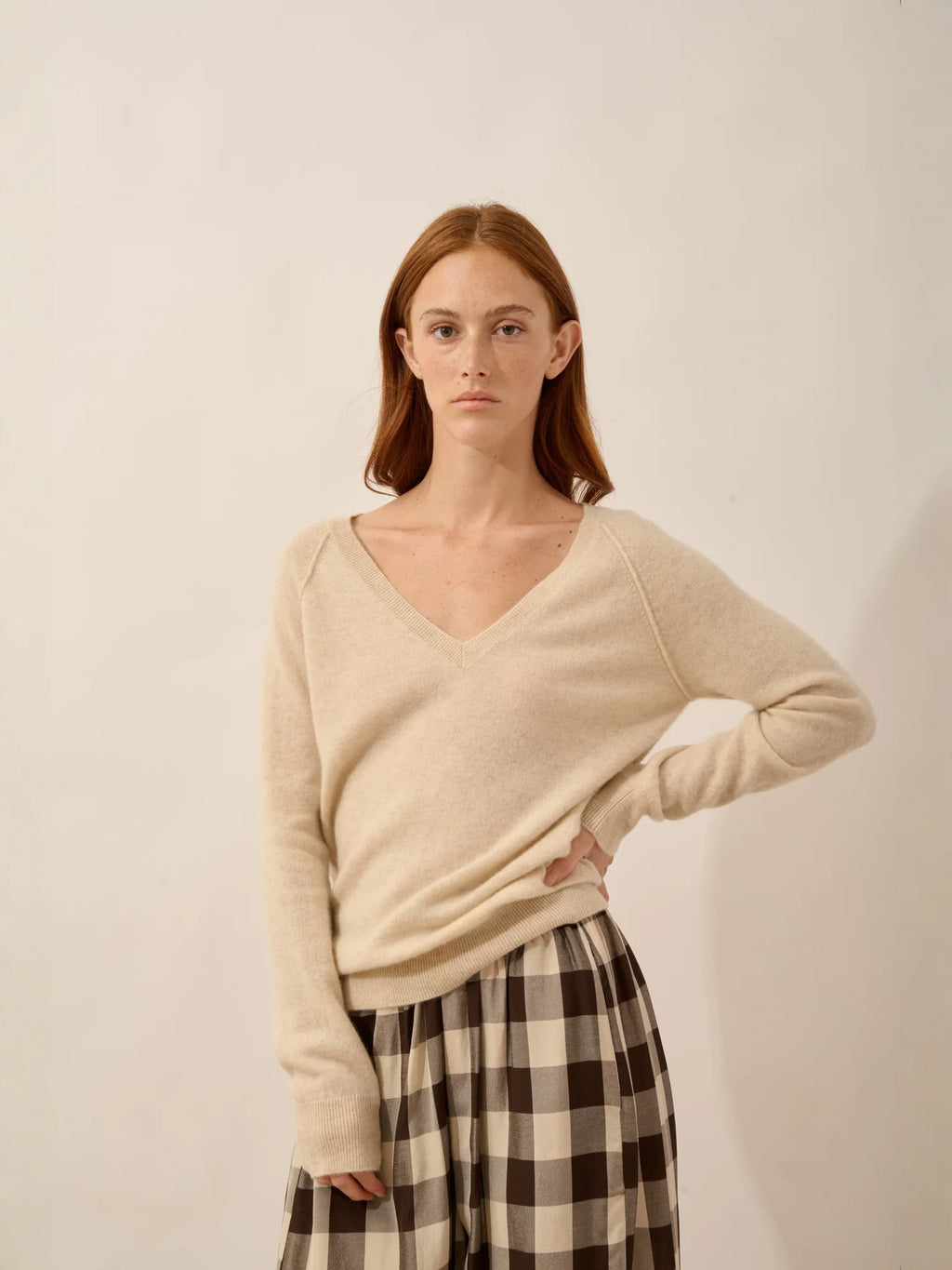 PHOEBE pull col V avoine
