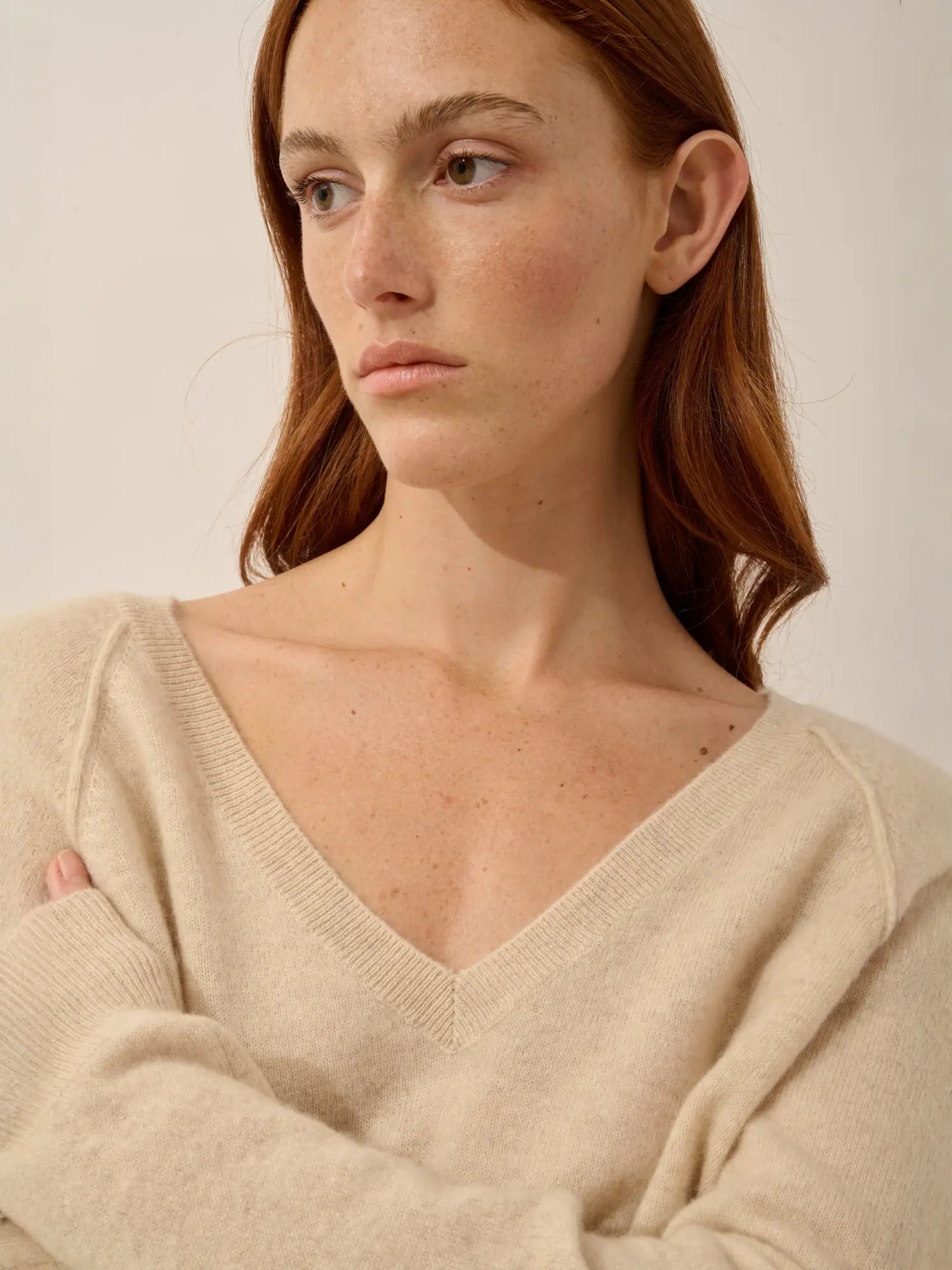 PHOEBE pull col V avoine