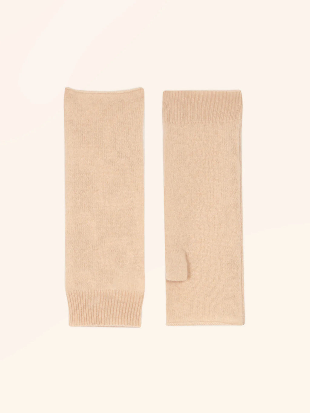 ZOE fingerlose handschuhe beige