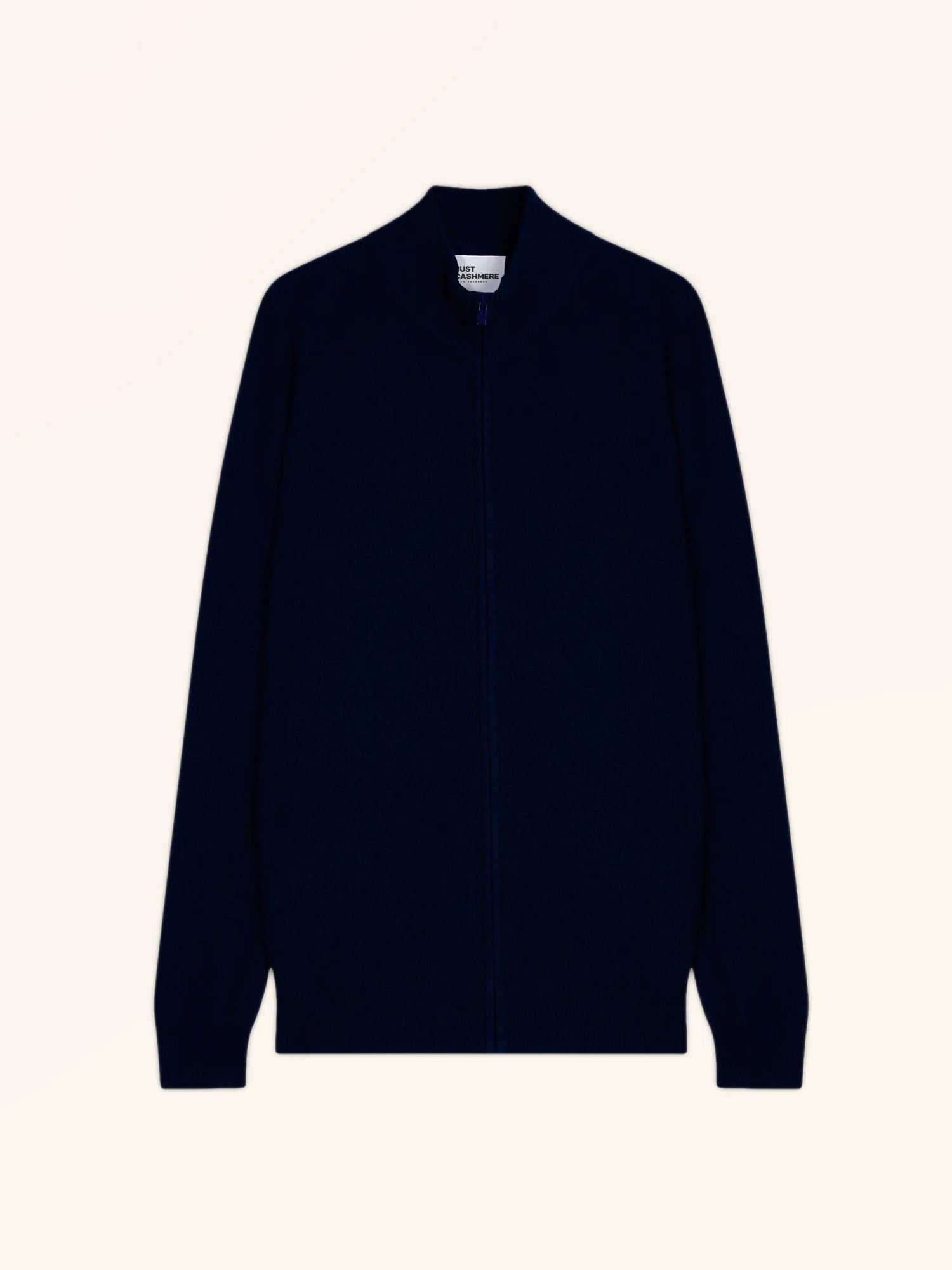 ALAN gilet zippé col montant bleu marine