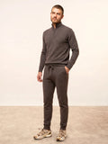 BRADLEY pullover dockermütze taupe meliert