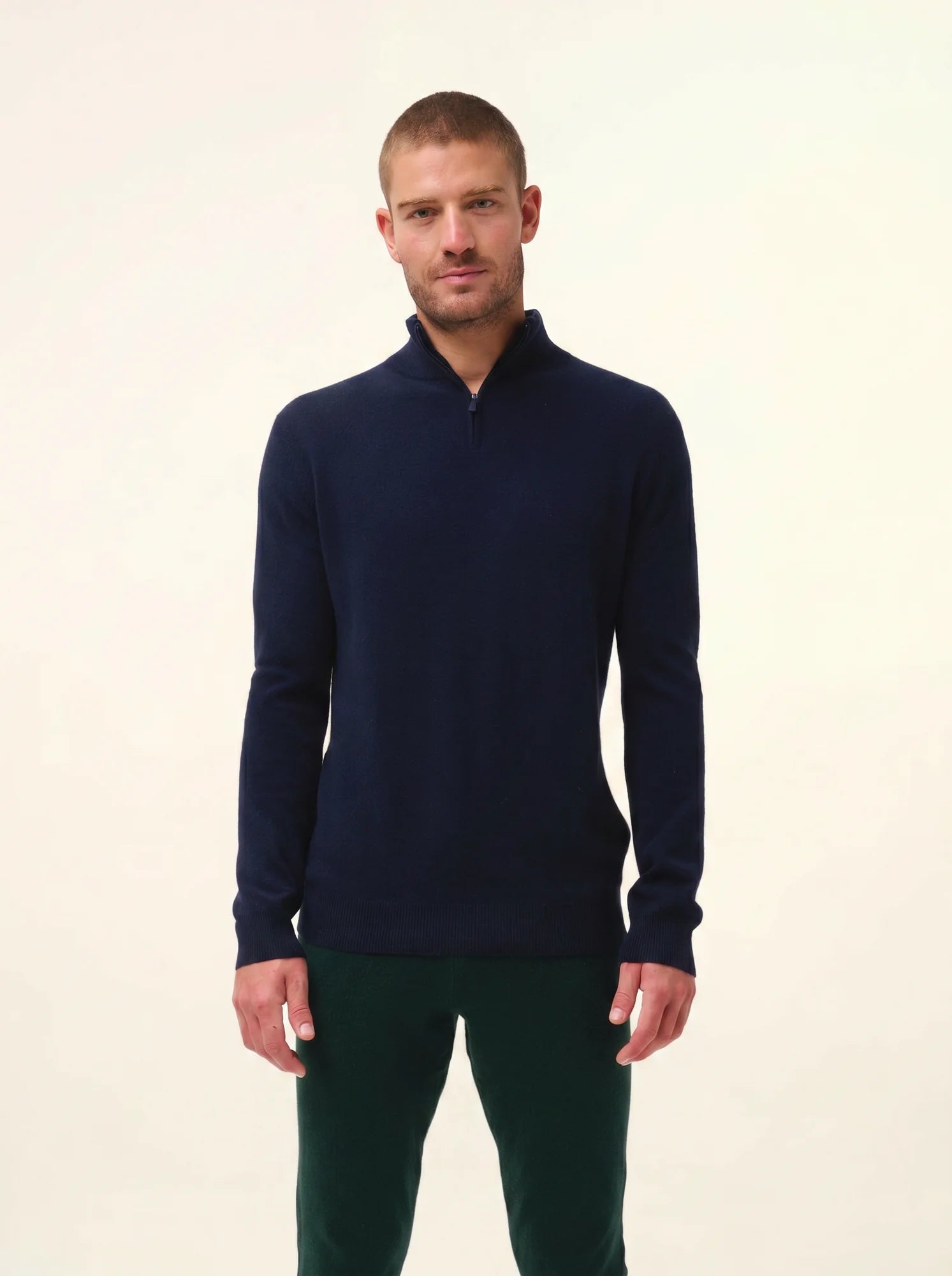 BRADLEY pullover dockermütze marineblau