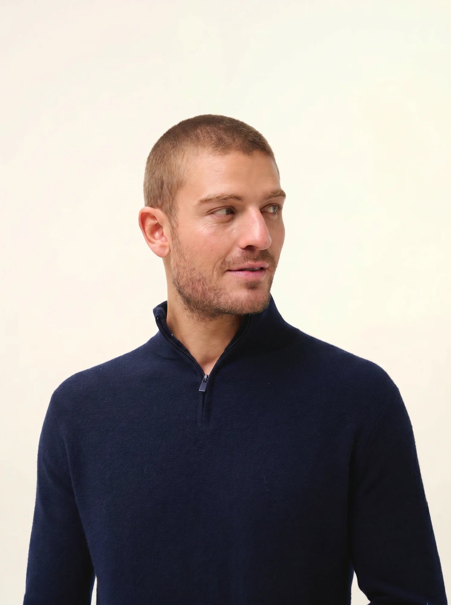 BRADLEY pullover dockermütze marineblau