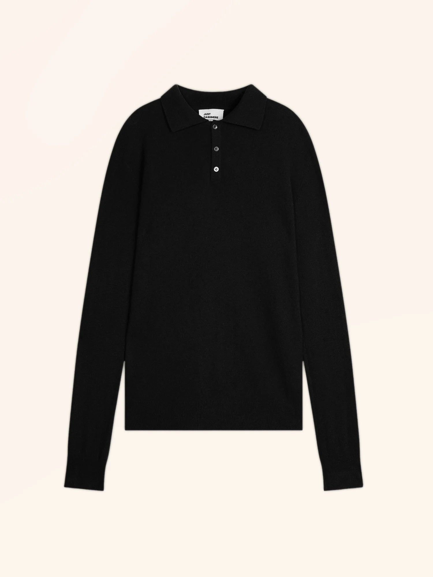 DOUGLAS polo manches longues noir