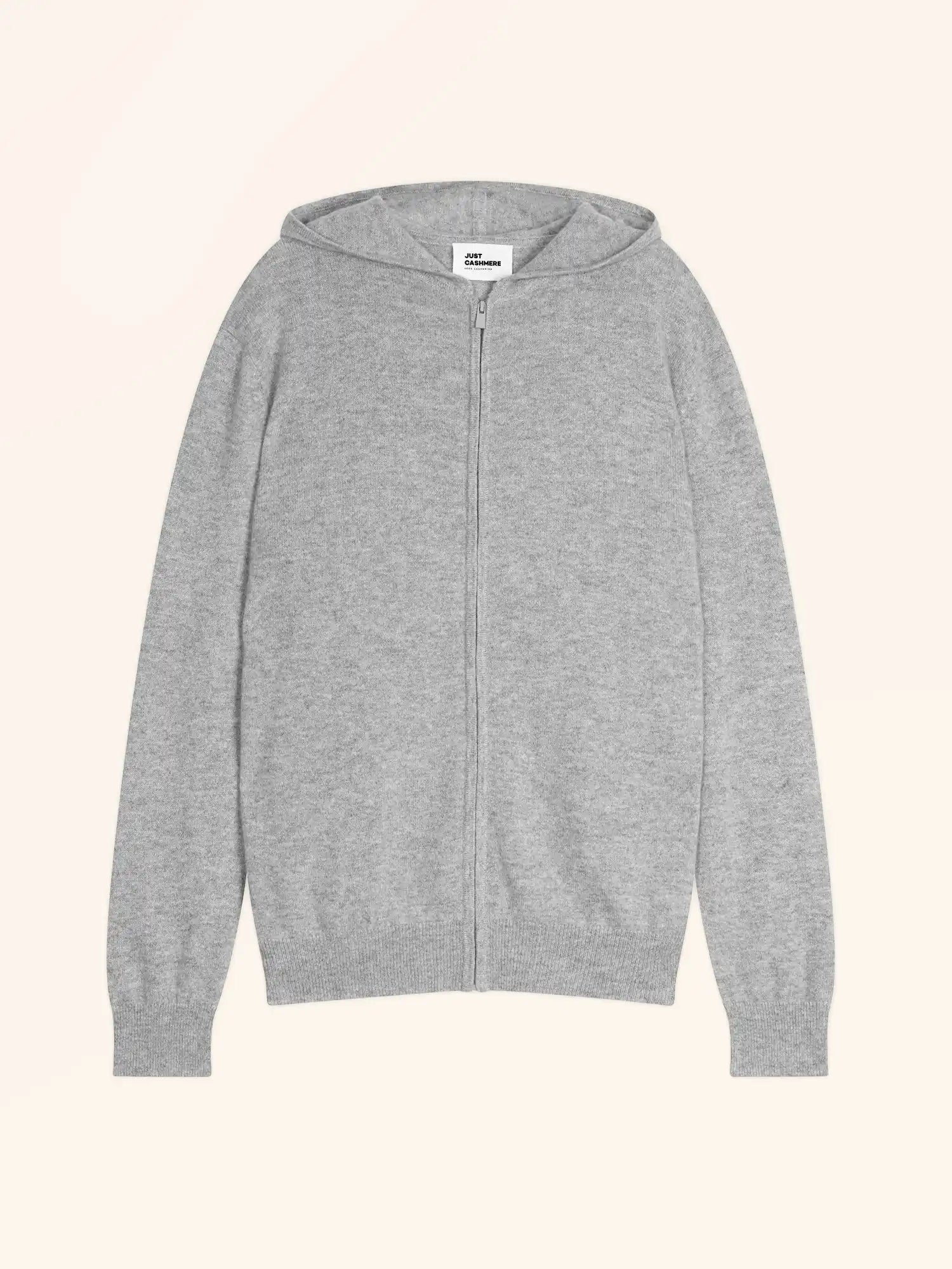 ELLIOT gilet zippé capuche nuage chiné