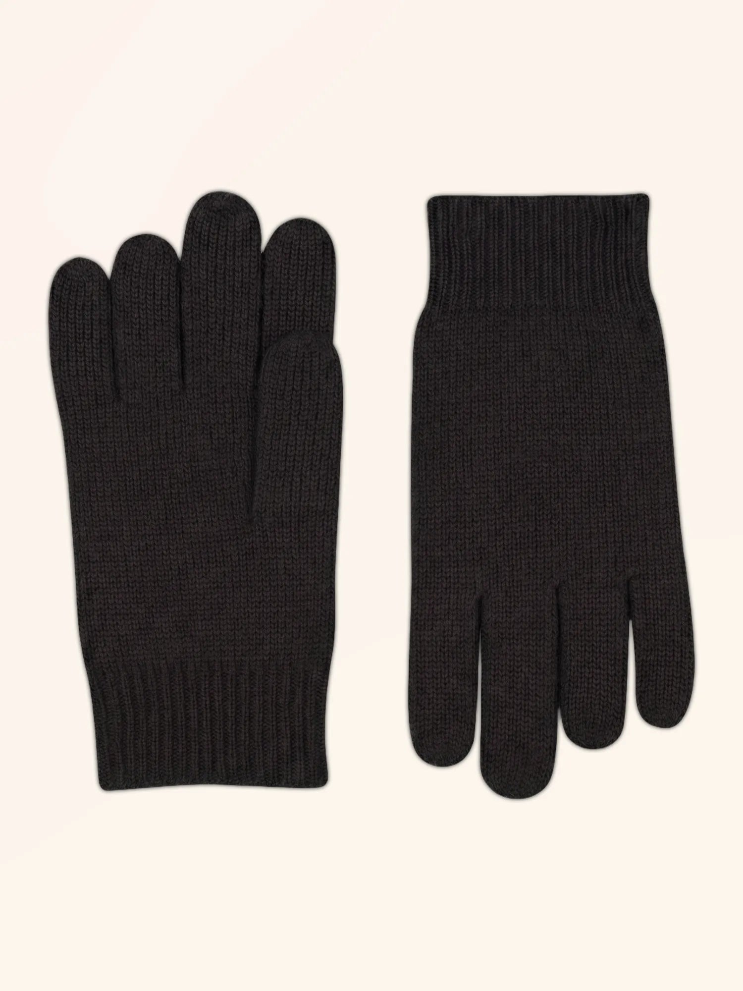 YANN gants 4 fils noir