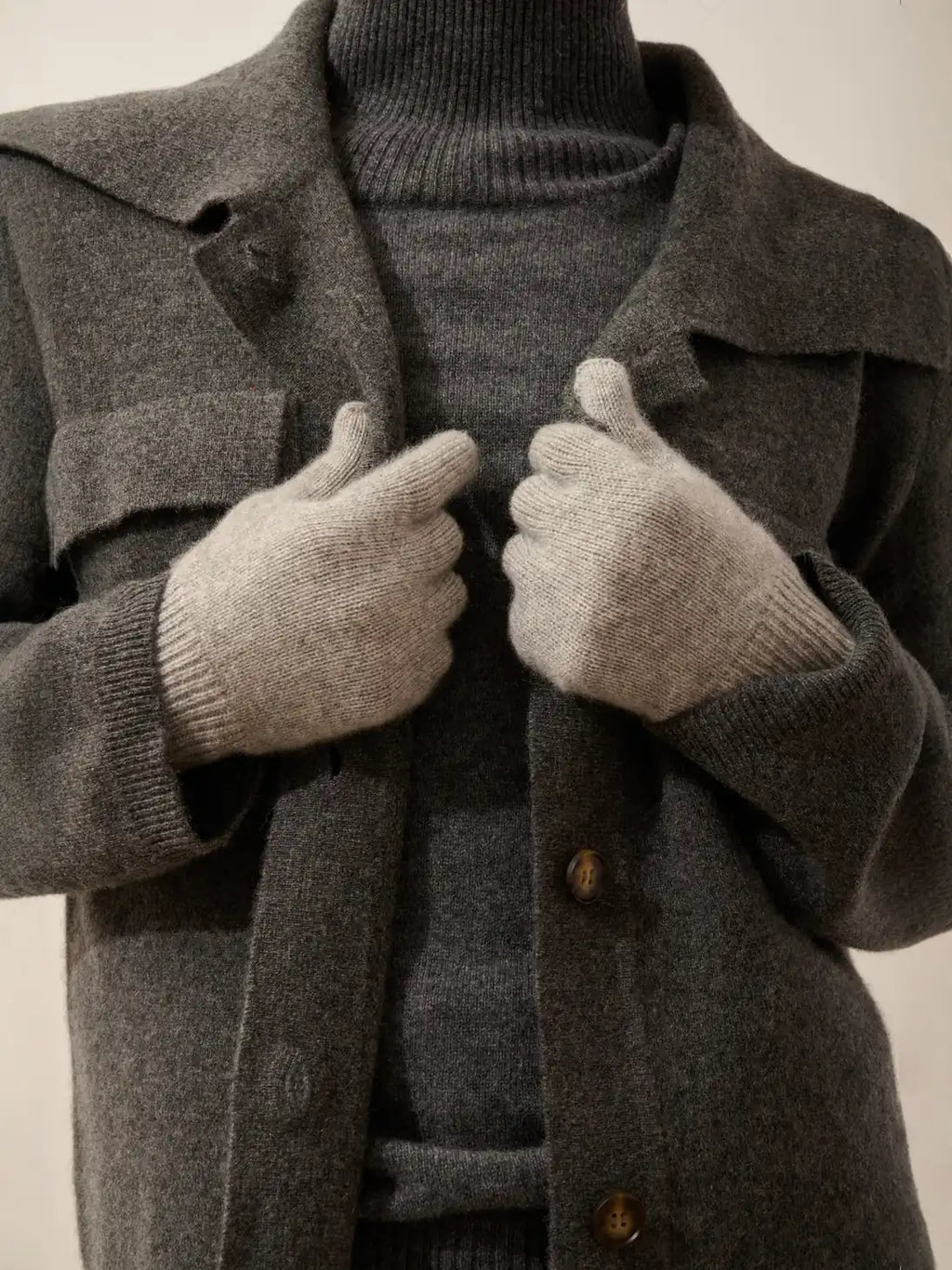 YANN gants 4 fils nuage chiné