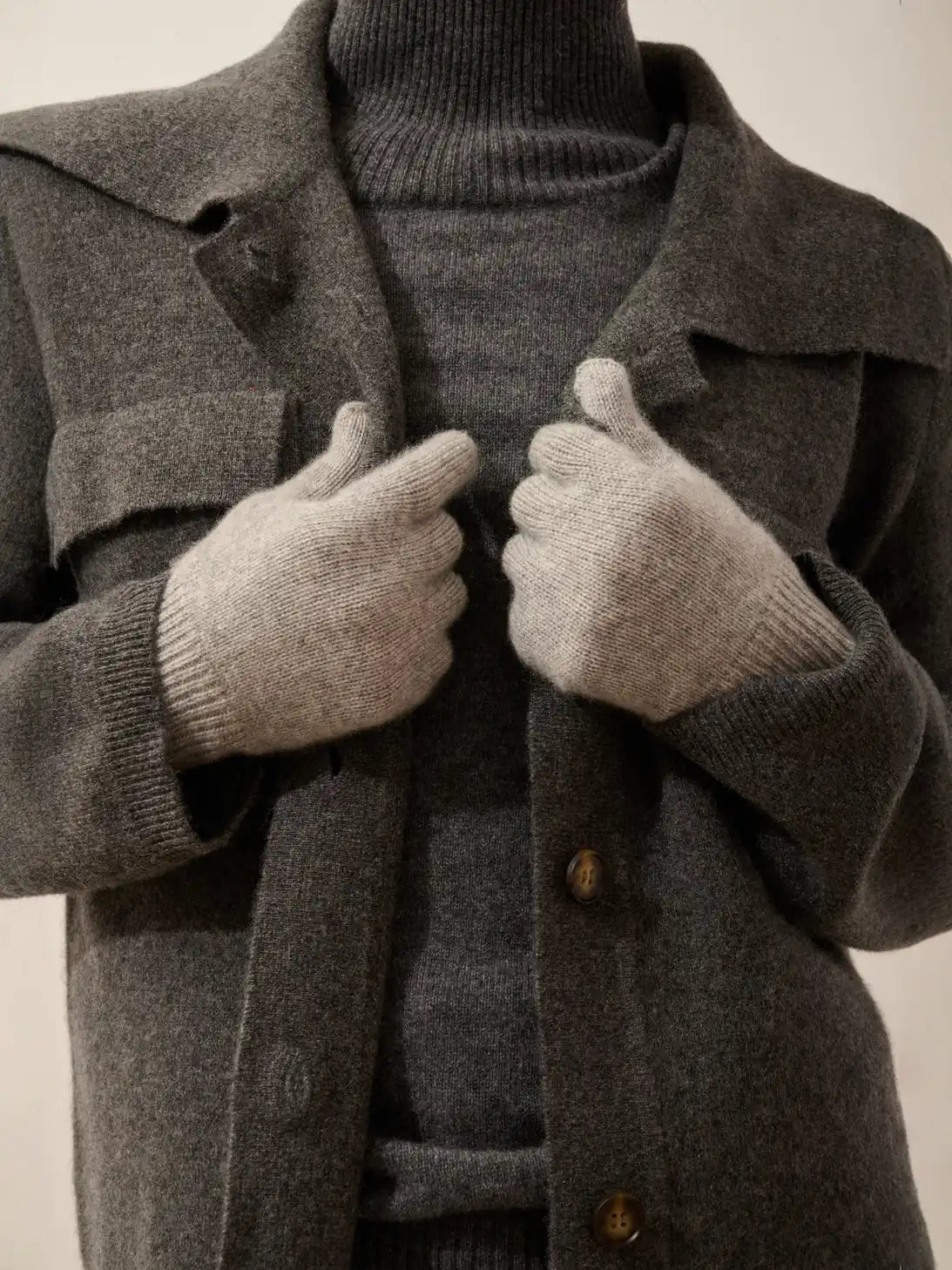 YANN gants 4 fils nuage chiné