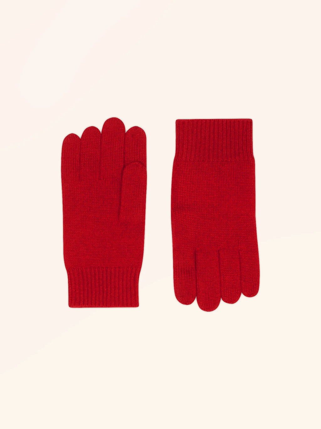 YANN handschuhe 4-fädig rot