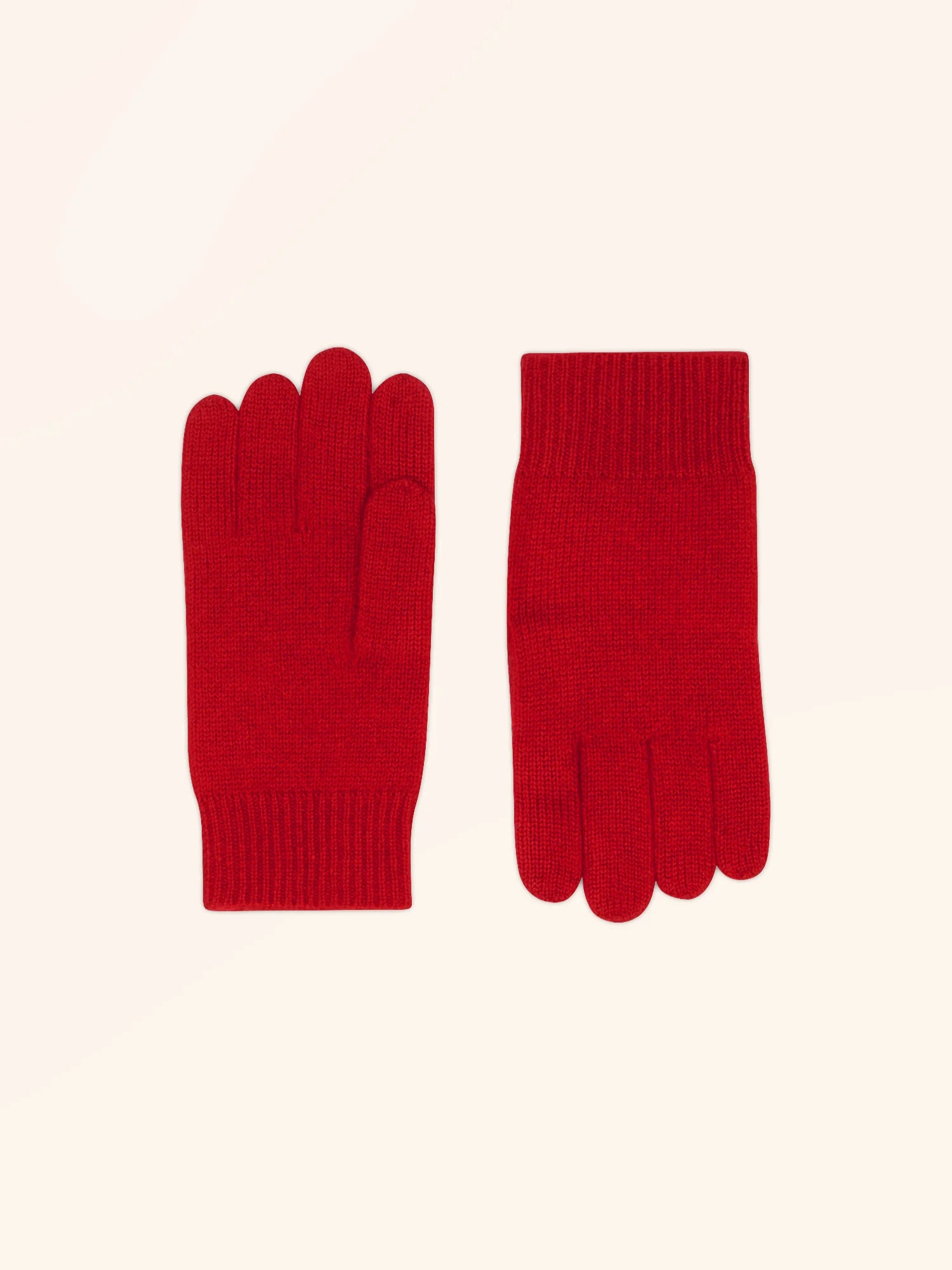 YANN handschuhe 4-fädig rot