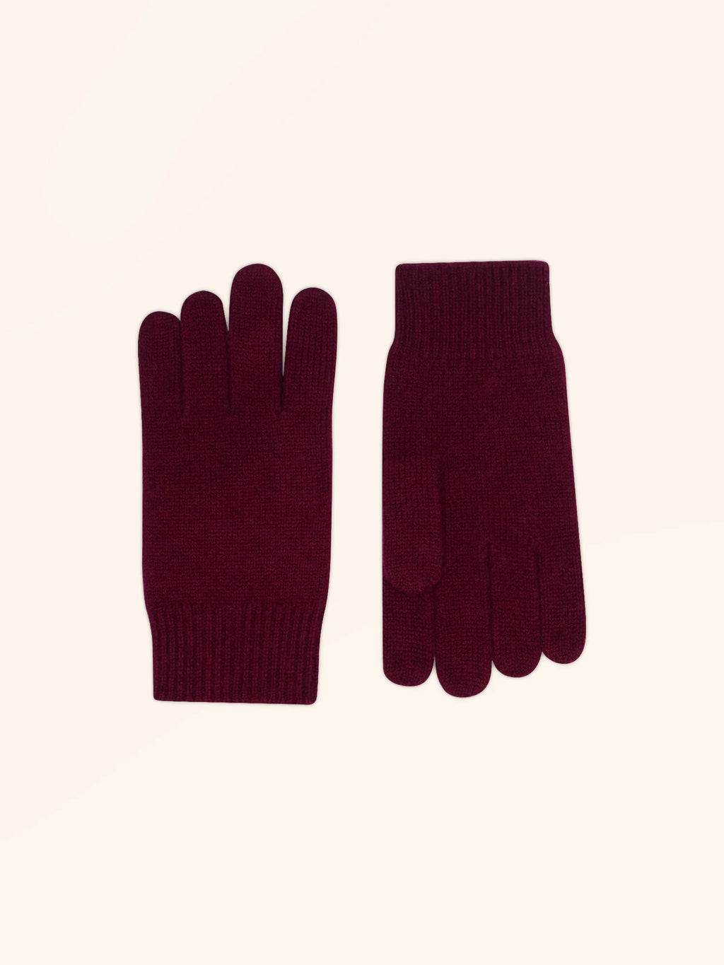 YANN handschuhe 4-fädig bordeaux
