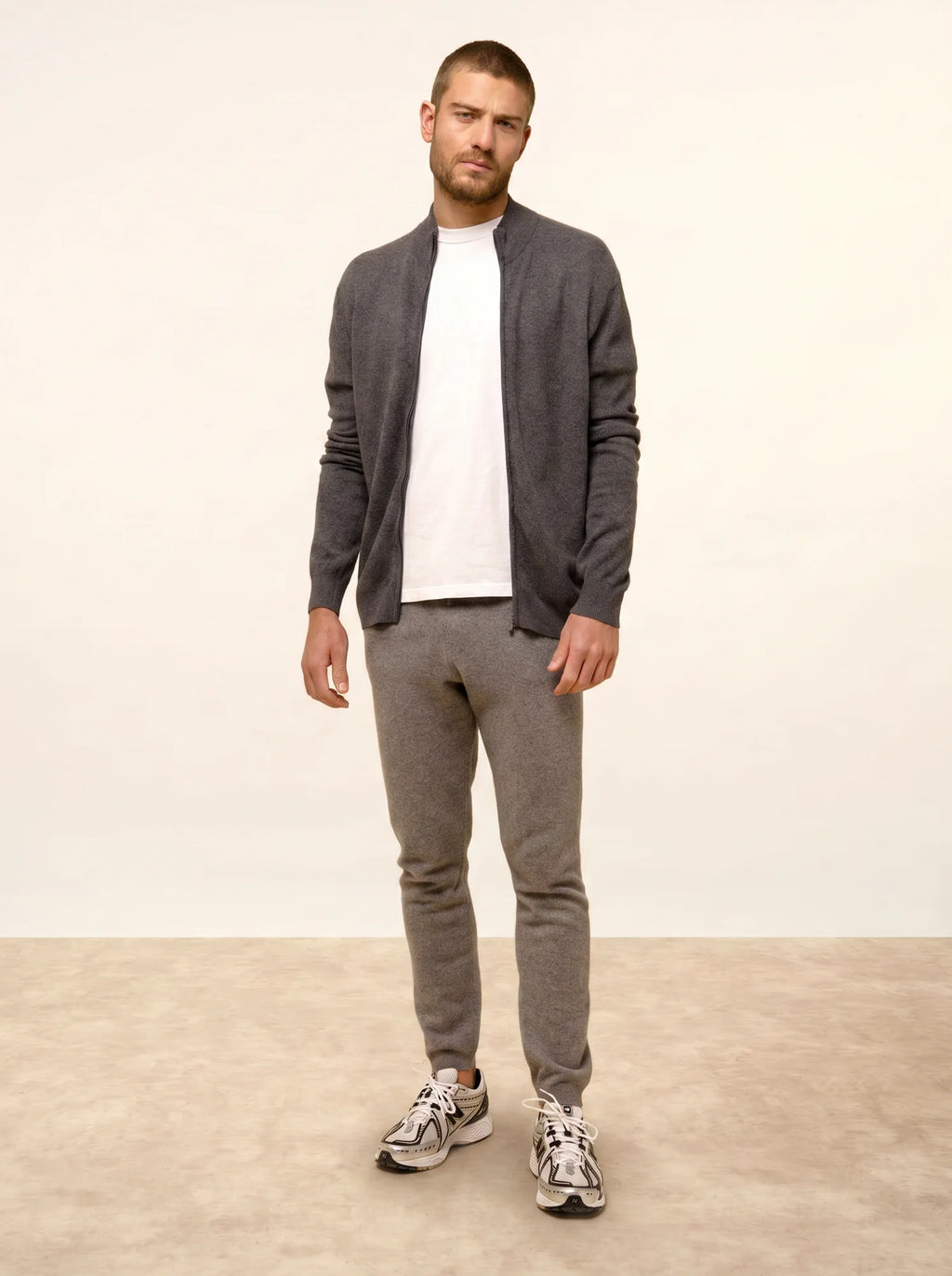 GARETH jogginghose flanelle meliert