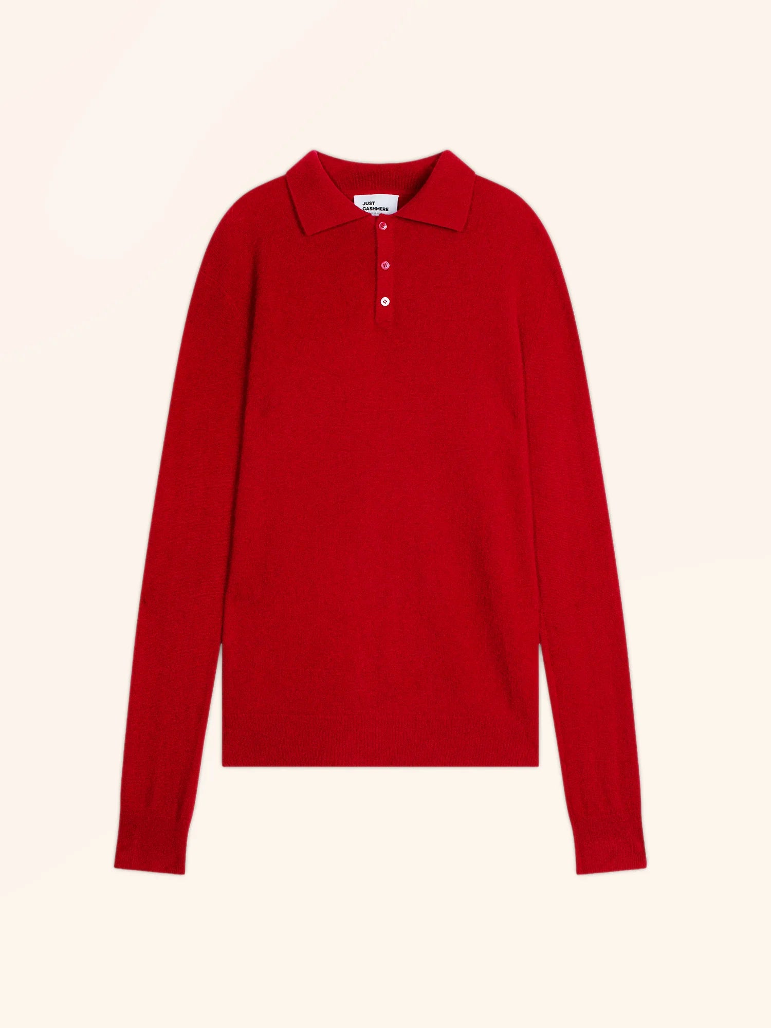 DOUGLAS poloshirt langarm rot