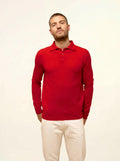 DOUGLAS poloshirt langarm rot
