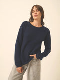 NETHY pullover u-boot-ausschnitt marineblau