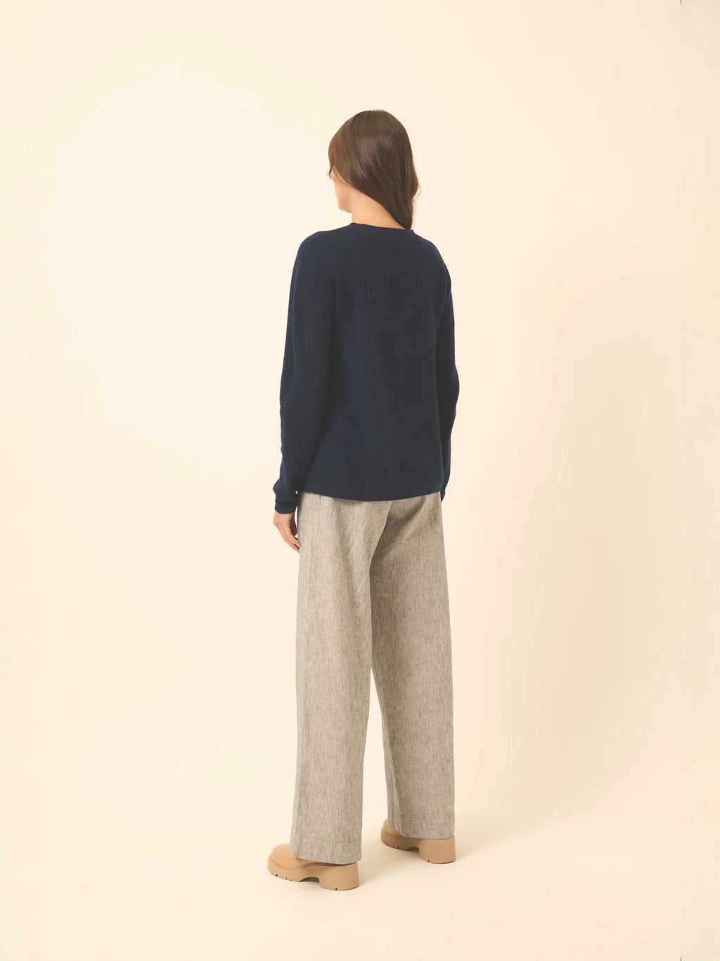 NETHY pullover u-boot-ausschnitt marineblau