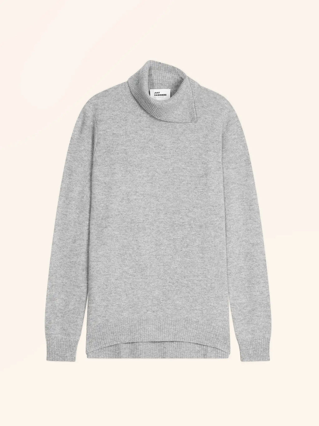 DUNDEE pullover rollkragen geknöpft wolke meliert