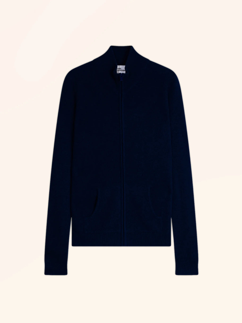 AYR weste mit reissverschluss stehkragen marineblau