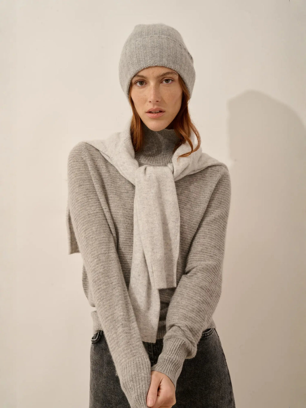 UDNY pullover rollkragen wolke meliert