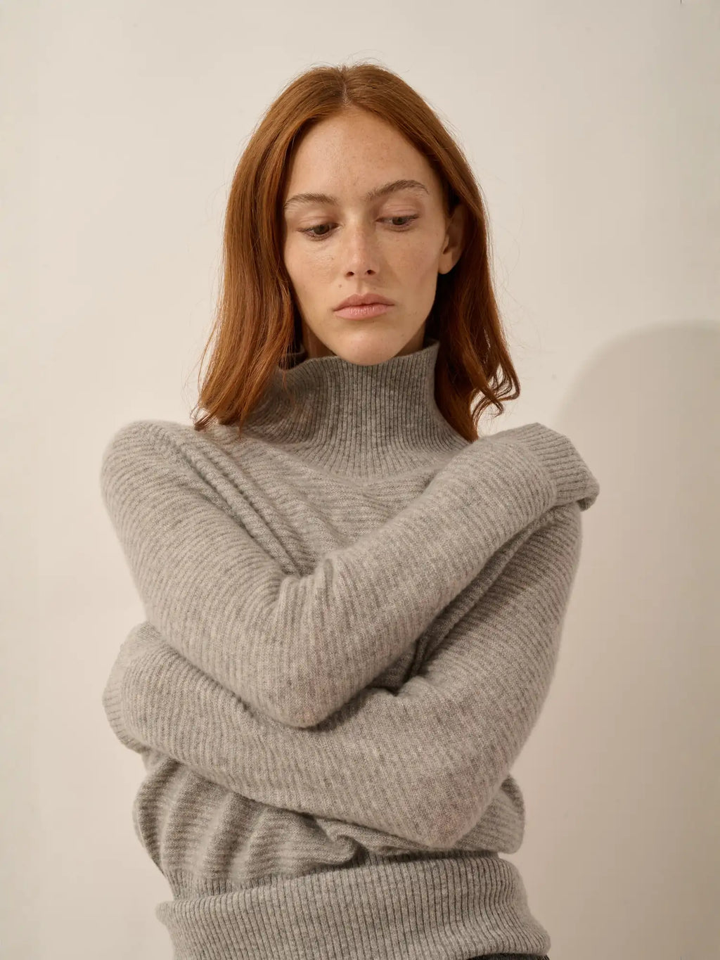 UDNY pullover rollkragen wolke meliert
