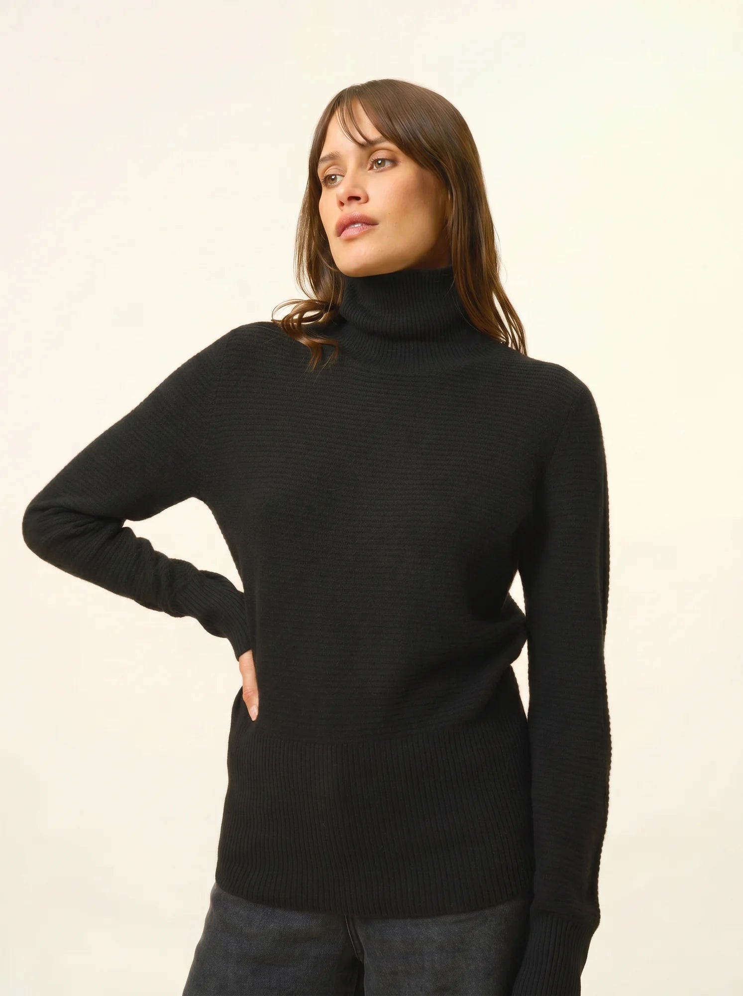 UDNY pullover rollkragen schwarz