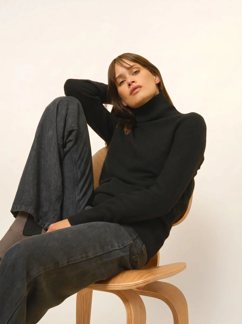 UDNY pullover rollkragen schwarz