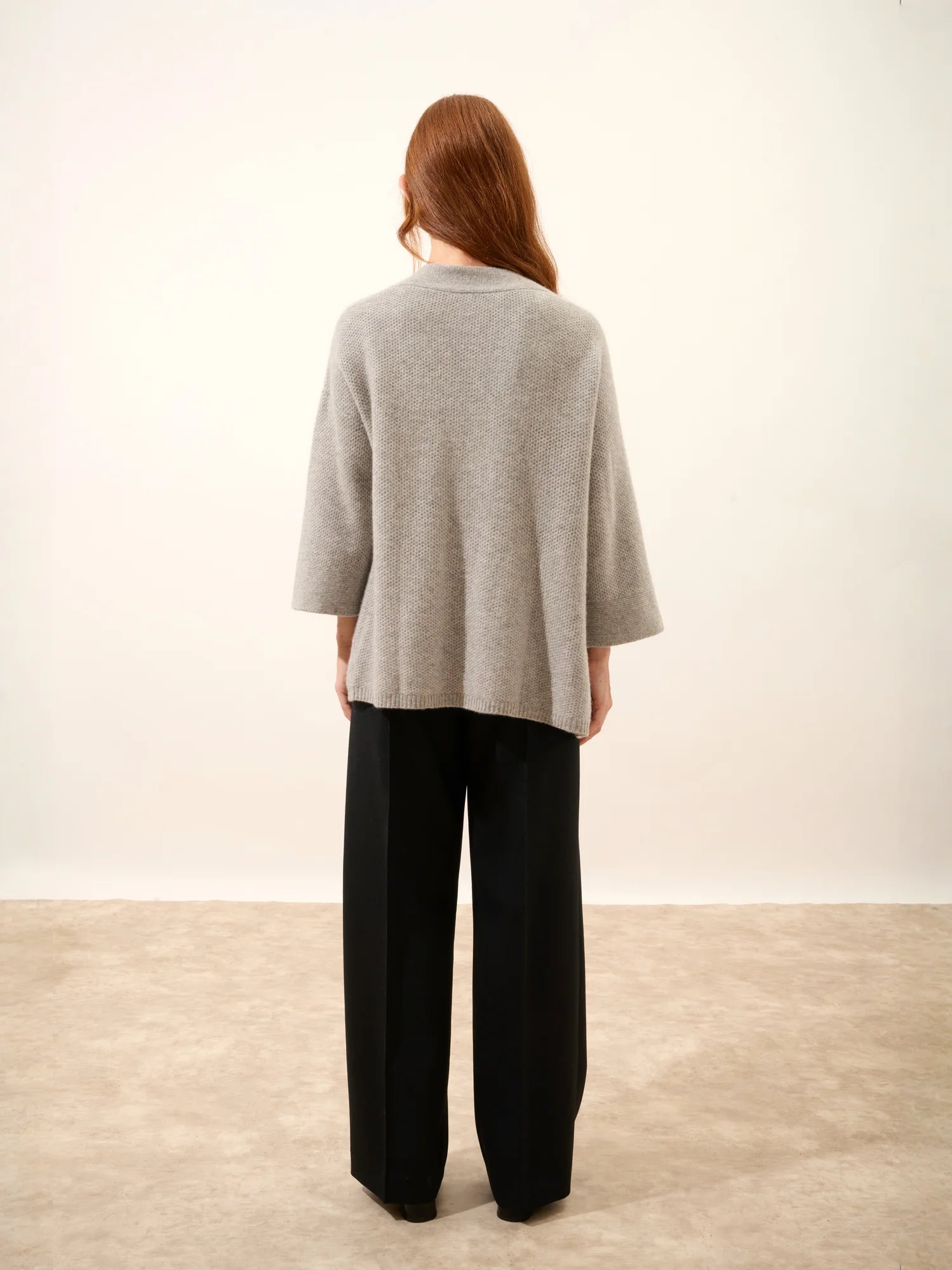 ABOYNE jacke kimono 4-fädig wolke meliert