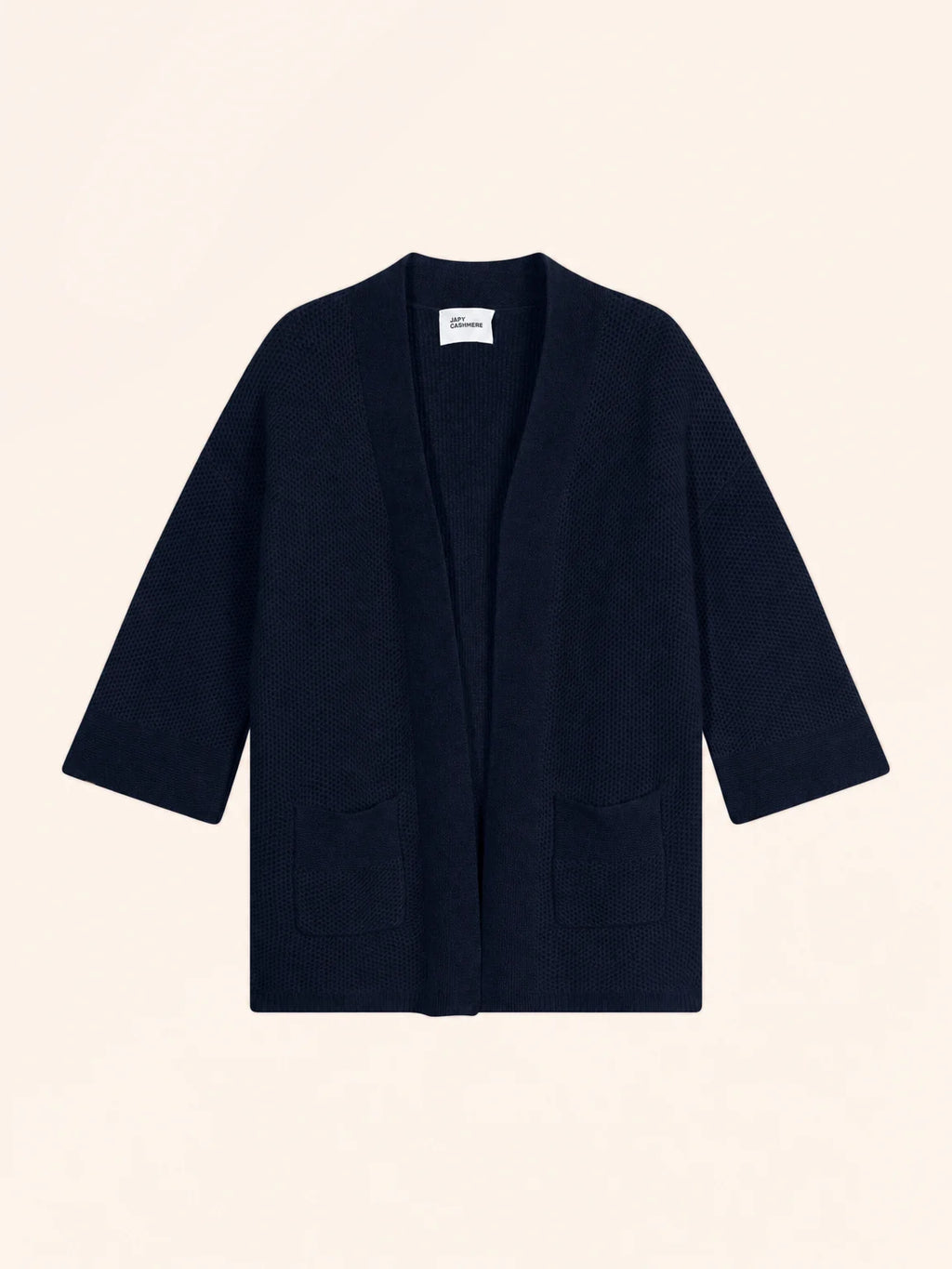 ABOYNE jacke kimono 4-fädig marineblau
