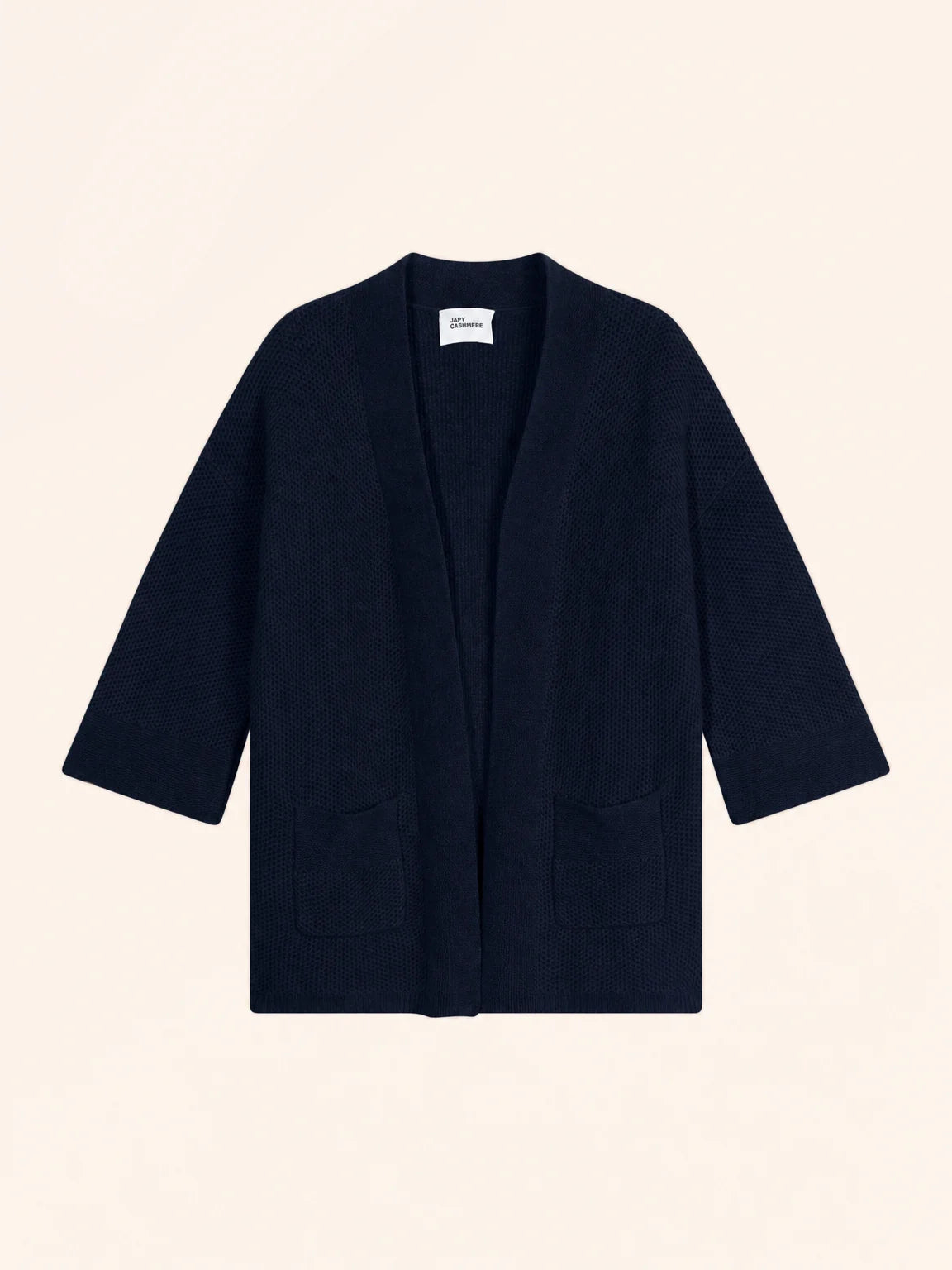 ABOYNE jacke kimono 4-fädig marineblau